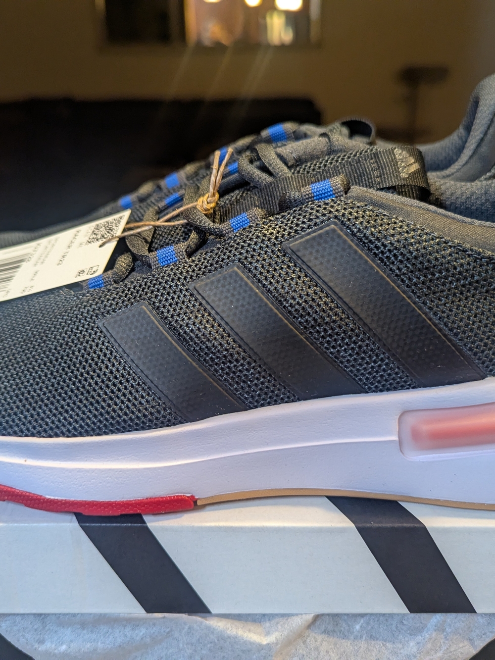 Men's Athletic Mesh Sneakers - Black